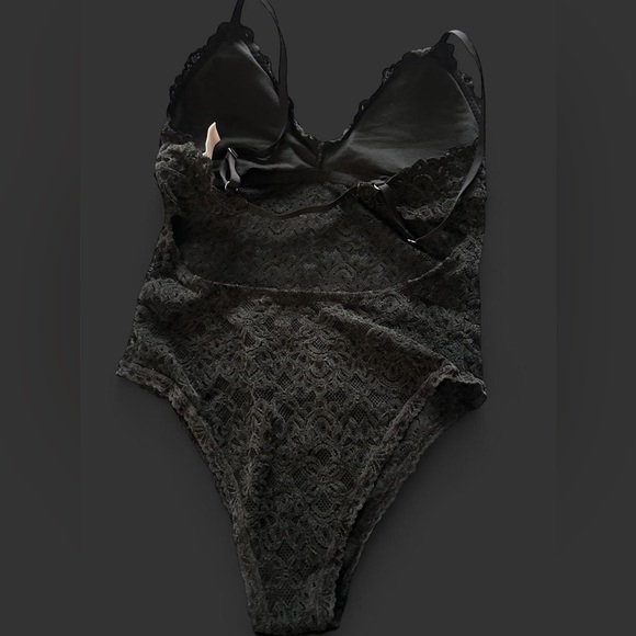 Gilly Hicks- Black Lace Bodysuit - Picture 6 of 7